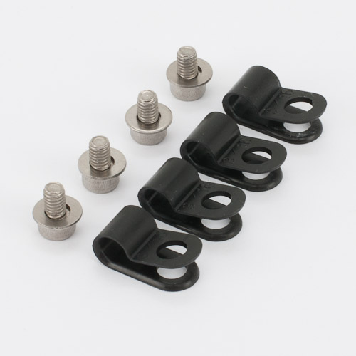 PPB/PPC Cable Support Clips Complete w/ Screws HOLT Marine Prepack ‘P’ clips 